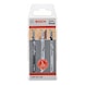 BOSCH 15-piece jigsaw blade set for wood T-shank 2607011436 - Saw blade (parts) - 1