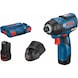 BOSCH Cordless impact wrench GDR 12V-110 with 2x3.0 Ah Li-Ion battery06019E0005 - Impact wrench (cordless) - 1