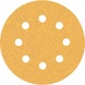 BOSCH C470 Sanding paper with 8 holes 115 mm K 60 5-piece 2608900795 - Abrasive tool made of abrasive on backing - 1