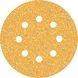 BOSCH EXPERT C470 Sandpaper with 8 holes 125 mm K 40 5-piece 2608900803 - Abrasive tool made of abrasive on backing - 1