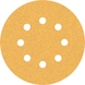 BOSCH EXPERT C470 Sandpaper with 8 holes 125 mm K 60 5-piece 2608900804 - Abrasive tool made of abrasive on backing - 1