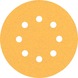 BOSCH EXPERT C470 Sandpaper with 8 holes 125 mm K 100 5-piece 2608900806 - Abrasive tool made of abrasive on backing - 1