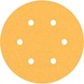 BOSCH EXPERT C470 Sandpaper with 6 holes 150 mm K 100 5-piece 2608900816 - Abrasive tool made of abrasive on backing - 1
