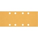 BOSCH C470 Sandpaper 8 holes 93x230 mm K 60 10-pack 2608900834 - Abrasive tool made of abrasive on backing - 1