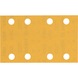 BOSCH Schleifpapier C470 8 Löcher 80x133&nbsp;mm K 320 10er-Pack 2608900884 - Schleifwerkzeug aus Schleifmittel auf Unterlage - 1