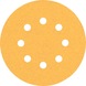 BOSCH C470 Sandpaper with 8 holes 125 mm K 100 50-piece 2608900911 - Abrasive tool made of abrasive on backing - 1