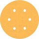 BOSCH C470 Sandpaper with 6 holes 150 mm K 150 50-piece 2608901122 - Abrasive tool made of abrasive on backing - 1