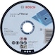 BOSCH Standard for Metal cutting-off wheel straight 125 mm 22.23 mm 2608619768 - Abrasive made of bonded abrasive with bore or thread - 1
