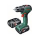 BOSCH Cordless drill/driver 18V-60 2xBattery PBA 18V 2.0Ah Carrying case 06039D7102 - Impact drill (cordless) - 1