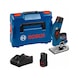BOSCH Cordless edge router GKF 12V-8 with 2 x 3.0 Ah Li-Ion battery L-BOXX 06016B0000 - Edge router (cordless) - 1