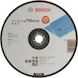 BOSCH Standard for Metal cutting-off wheel offset 230 mm 2608619776 - Abrasive tool made of abrasive on backing - 1
