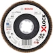 BOSCH X-LOCK flap disc X551 Metal K 40 diameter 125 mm 2608619803 - Abrasive made of bonded abrasive with bore or thread - 1