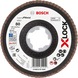 BOSCH X-LOCK flap disc X551 Metal K 80 diameter 125 mm 2608619805 - Abrasive made of bonded abrasive with bore or thread - 1