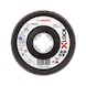 BOSCH X-LOCK flap disc X551 Metal K 60 diameter 115 mm 2608619808 - Abrasive made of bonded abrasive with bore or thread - 1