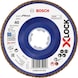 BOSCH X-LOCK flap disc X551 Expert for Metal K 40 125 mm 2608619815 - Abrasive made of bonded abrasive with bore or thread - 1