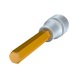 HAZET screwdriver insert, long hexagon socket 1/2 in, 10 mm - Screwdriver bit, long - 2
