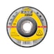 KLINGSPOR grinding discs 115x6x22.23 mm cranked 13401 - A 24 N Supra roughing discs - 2