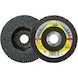 KLINGSPOR abrasive mop disc 125x22.23 mm grain 40 convex 321704 - Abrasive mop disc - 1