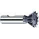 P0891160 FRAISA, Winkelfräser 45° ø25/12x67/6.3 z10 - 0891, HSS-Winkelfräser - 1