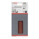 BOSCH Sanding sheet C430 93 x 186 mm 240 8 holes 10-pack 2608605309 - Abrasive tool made of abrasive on backing - 2