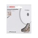 BOSCH Diamond cutting blade Turbo Eco For Universal 115 mm 2608615036 - Diamond cutting disk - 2