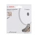 BOSCH Diamanttrennscheibe Turbo Eco For Universal 125 mm 2608615037 - Diamant-Trennscheibe - 2