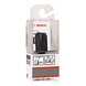 BOSCH Nutfräser 8&nbsp;mm D1 18&nbsp;mm L 24,6&nbsp;mm G 56&nbsp;mm für Handfräsen 2608628389 - Schlitz-, T-Nutfräser (nicht lösbare Schneiden) - 2
