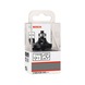 BOSCH Rounding cutter 8 mm R1 10 mm L 16.5 mm G 57 mm 2608628342 - Milling cutter with shank and non-detachable cutting edges (other) - 2