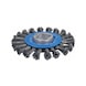 BOSCH X-LOCK disc brush 115 mm knotted steel wire 2608620731 - Abrasive made of bonded abrasive with bore or thread - 3
