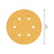 BOSCH EXPERT C470 Sandpaper with 6 holes 150 mm K 40 5-piece 2608900813 - Abrasive tool made of abrasive on backing - 3