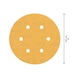 BOSCH EXPERT C470 Sandpaper with 6 holes 150 mm K 180 5-piece 2608900818 - Abrasive tool made of abrasive on backing - 3
