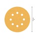 BOSCH C470 Sandpaper with 8 holes 125 mm K 180 50-piece 2608900913 - Abrasive tool made of abrasive on backing - 3