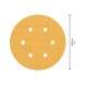BOSCH C470 Sandpaper with 6 holes 150 mm K 180 50-piece 2608900922 - Abrasive tool made of abrasive on backing - 3