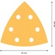 BOSCH EXPERT C470 Sandpaper 93 mm K 120 50 pieces 2608900930 - Abrasive tool made of abrasive on backing - 3