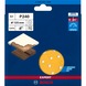 BOSCH EXPERT C470 Sandpaper multi-hole 125 mm K 240 5-piece 2608901098 - Abrasive tool made of abrasive on backing - 2