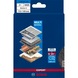 BOSCH EXPERT N880 Fleece pad for hand sanding 115x140 mm medium S 2 pcs. 2608901219 - Abrasive tool made of abrasive on backing - 2