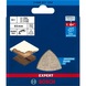 BOSCH EXPERT M480 sanding net set 93x93 mm 6 pcs. 2608901204 - Abrasive tool made of abrasive on backing - 2