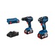 BOSCH Combo Kit GDR 18V-200 GSR 18V-55 L-Case 06019J2108 - Power tool set - 3