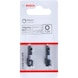 BOSCH Impact Control T25 Insert Bits 2 Stk. 2608522475 - Schraubendrehereinsatz (Sonstige) - 2