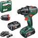 BOSCH Cordless drill driver AdvancedImpact 18 2x rechargeable battery PBA 18V 2.5Ah 06039B5109 - Impact drill (cordless) - 2