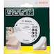 BOSCH Diamond cutting blade for tiles diameter 115 mm 2607019472 - Grinding tool with diamond or boron nitride with bore - 2