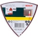 BOSCH Sanding sheet set 93mm 60 - 240 6 holes 25-pack 2607019500 - Abrasive tool made of abrasive on backing - 2