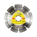 KLINGSPOR diamond cutting discs 125x2.4x22.23 mm 9 segments 33x2.4x10 mm 336215 - Diamond cutting disc - 3