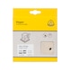 KLINGSPOR velcro-backed abrasive strips 103x115 mm grain 240 5-pack 367219 - Velcro-backed abrasive strips - 2