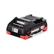 METABO battery pack LiHD DS 18V - 4,0 Ah 624989000