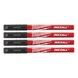 MILWAUKEE Fineliner black 4 pieces Inkzall 48223164 - Fine writer - 1
