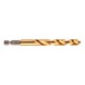 MILWAUKEE Metal drill Shockwave HSS-G TiN 9 mm 1 piece 48894721 - Twist drill with straight shank - 1
