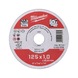 MILWAUKEE Metal cutting disc 125x1 mm Contractor 4932451477 - Abrasive cutting disc - 1