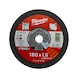 MILWAUKEE metal cutting disc 180x1.5 mm PRO-Plus 4932451489 - Abrasive cutting disc - 1