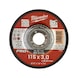 MILWAUKEE SteinTrennscheibe 115x3 mm PRO-Plus 4932451499 - Trennschleifscheibe - 1